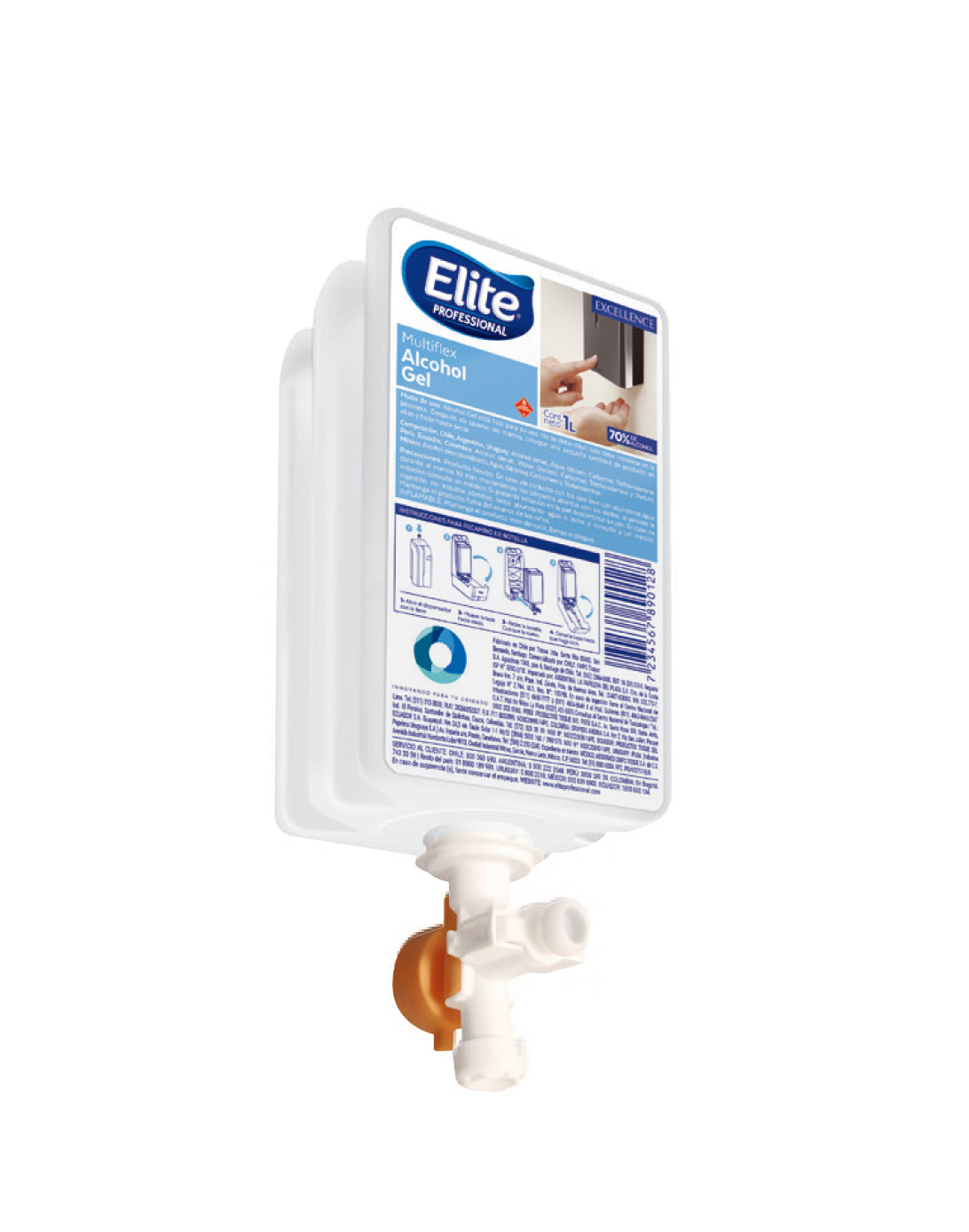 Elite Alcohol Gel Multiflex 1 L - Puntolimpieza